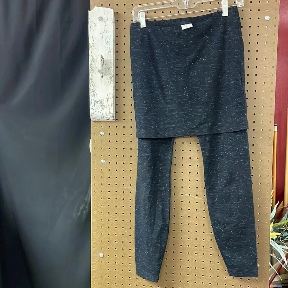 Navy Space Dye CAbi M’Leggings XS